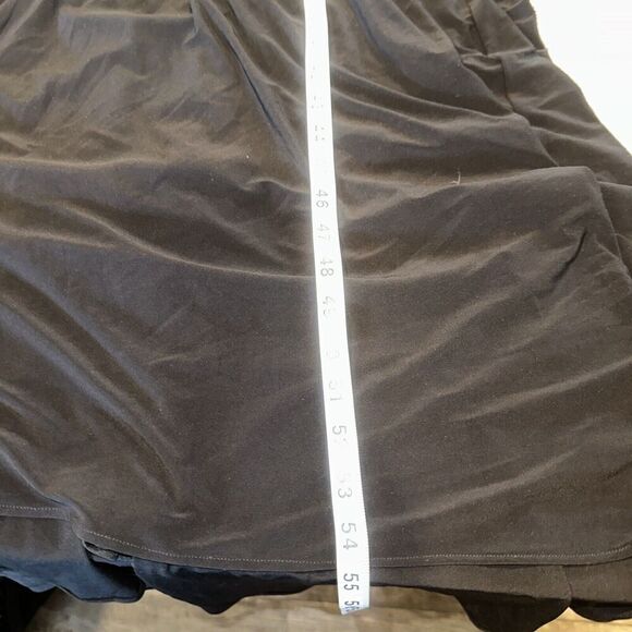 La Femme Black Spaghetti Shoulder Stretch Gown Size 6. NWOT. 14 - Picture 10 of 13